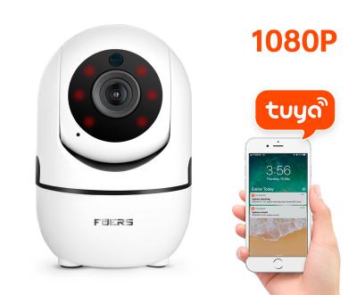 China KERUI NIGHT VISION 1080P IP Camera Tuya APP Baby Monitor Auto Tracking Night Vision Security IP WiFi Indoor Camera for sale