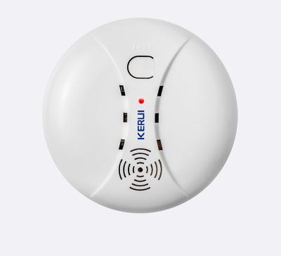 China Smoke Detect 2021 KERUI Fire Alarm Gas Smoke Sensor Detector Wireless Home Security Smoke Detector for sale