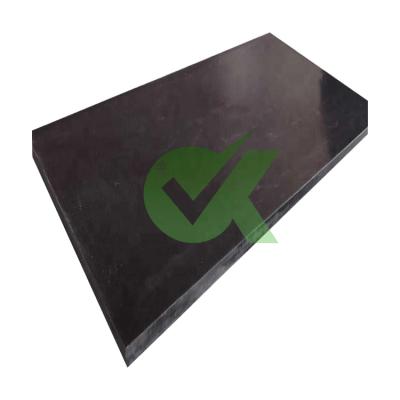 China Radiation Protection 5% Boron Black Polyethylene Sheet Boron Content Sheet Boron PE Plastic Part for sale