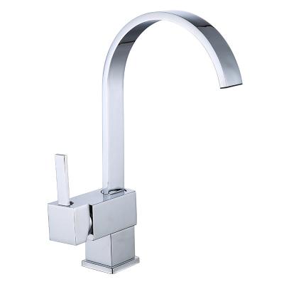 China Metered Faucets Wholesale Hot Customized And Cold Water Brass Deck Mounted Single Bracket 360 Degree Rotation Multi Function Kitchen Faucet for sale