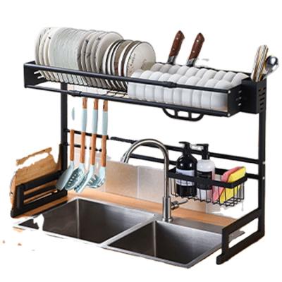 China Viable Over The Sink Stainless Steel Extension Type Adjustable Kitchen Supplies Knife Storage Rack for sale