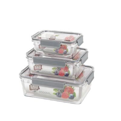 China High Quality Innovation Microwavable Heated Three Sets Take Out Lunch Box Microwavable Food Container With Lid for sale