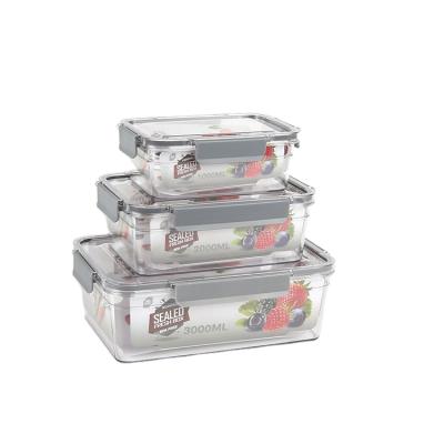 China Microwavable Eco-friendly Heat Resistant Glass Food Container With Lid Microwavable Glass Lunch Container Lunch Container Sets for sale