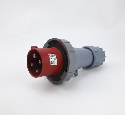 China IP67 Next Generation 63A 125A Three Phase Industrial Plug 3P+E 0342,0442 Industrial Male Plug Waterproof 380V for sale