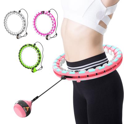 China Waist Exercising Slimming Body Calories Count Circle Polynesian Dance Weight Loss Fitness Slimming Ring Abs Detachable Smart Lcd Counting Circles Polynesian Dance Smart Ring for sale