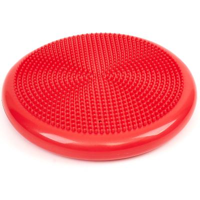 China Environmental Protection 33cm PVC Yoga Massage Balance Pad Inflatable Massage Disc Swing Pad for sale