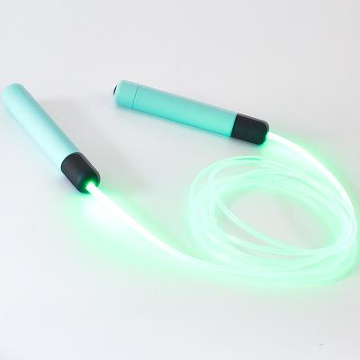 China 2021 High Quality Gym Exercise Jump Rope Led Lights Kids Colorful Glow Jump Rope For Trial Physical Training for sale