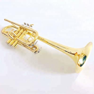 China High Quality Gold Lacquer Trumpet C Trumpet Main Trumpet for sale