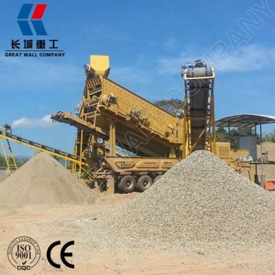 China Mining Widely Used Mobile Crushing Plant Stone Crusher Energy Saving Mobile Plant for sale