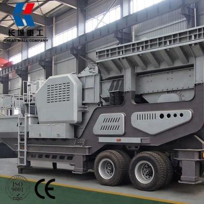 China Mining Automotive Heavy Trucks Mobile Crusher for sale