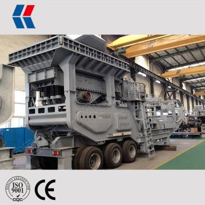 China Metallurgy complete set of crushing machinery mobile stone crusher line mobile jaw crusher for stone crusher factory setting for sale