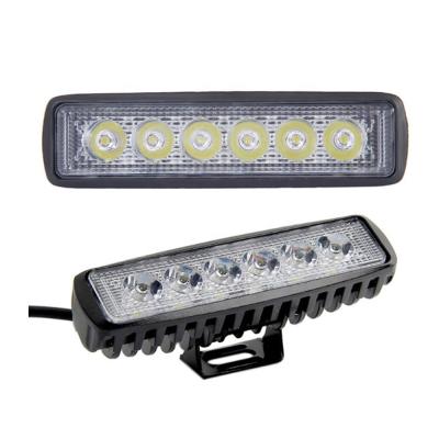 China High Power Car Spot Light Bar Led DRL Run Light 40w Waterproof For Car Motorcycle Vehicle Auto Boat 18w 6led Working Light for sale