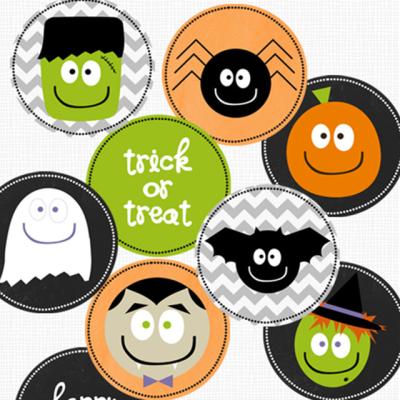 China Waterproof Private Halloween Name Label Stickers For Kids for sale