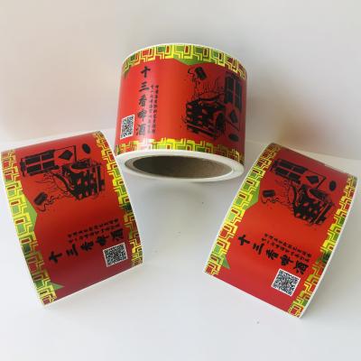 China Waterproof Customized Roll Logo Sticker Label Mineral Water Bottle Printing Sticker Label for sale