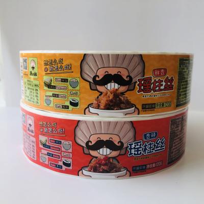 China Waterproof Brand Art Oil Proof Food Label Sticker Office Food Labels Food Stickers for sale