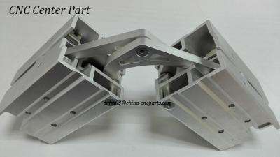 China Aluminio 6061 de 5 de AXIS que trabaja a máquina piezas del CNC con la voladura de arena y plateado anodizado para el material de construcción en venta