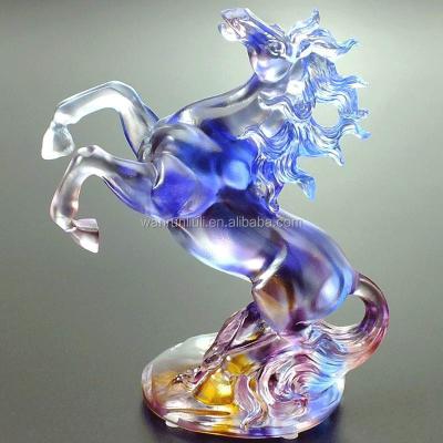 China 2016 New China lead crystal horse standing figurine for sale