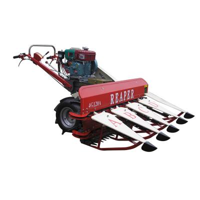 China Mini Rice Wheat Harvester Alfalfa Mowers 4G120A Reaper Machine for sale