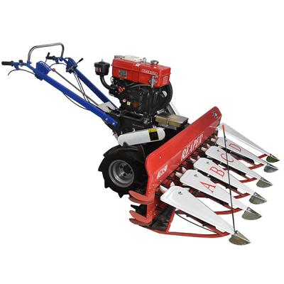 China Miwell Rice Class Mini Harvester Prices For India Wheat Power Reaper for sale