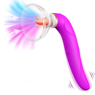 China 8 Sucking Modes+5 Licking Modes Sex Toy Rechargeable G Spot Nipple Clitoris Stimulation Clitoral Stimulator Sucking Licking Vibrator for sale