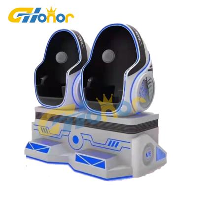 China High Quality 9D Robot VR Cinema Game Console VR Two Egg Seats Virtual Reality Game Machine L3*W2*H 2.7M for sale