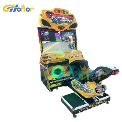 China Metal+acrylic+wooden Super FF Moto Racing Game Machine Video Driving Simulator Arcade Game Machine For Game Center for sale