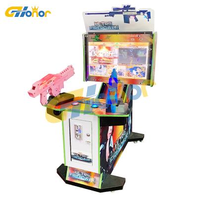 China Exciting Metal+wood+acrylic Coin Pusher Game Machine Electronic Forest Ghost Game Target Gun Shooting Machine China for sale for sale