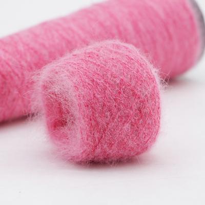 China Anti-static hot sale mohair blend yarn 13nm/1 wool mohair yarn blended dyeing yarn for sale