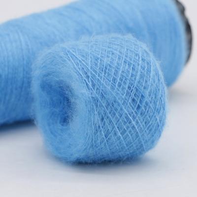 China Anti-pilling fancy yarn mohair 1/13nm wool mohair color yarn in stock for sale