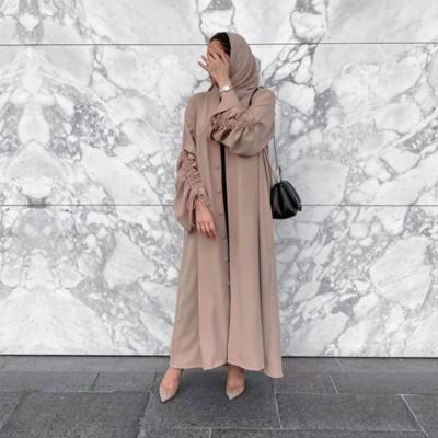 China Wholesale Muslim Lady Abaya Dresses For Dubai Women Maxi Islamic Clothing Daily Life Muslim Clothe for sale