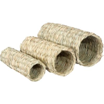 China Hot Selling Breathable Amazon Pet Supplies Small Folding Straw House Rabbit Nest for sale