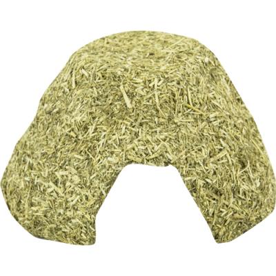 China Breathable Handmade Tubular Straw Woven Grass Pet Room Pet Cage Rabbit Chinchilla Nest Pet House Bed for sale