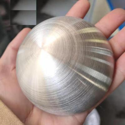 China Decoration Art Craft 80mm Brushed Hollow Stainless Steel Ball for sale