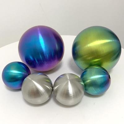 China Rust Proof Stainless Steel Decorative Matt Balls With Colors for sale