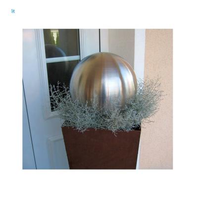 China Modern Brushed Stainless Steel Ball / Garden Sphere for sale