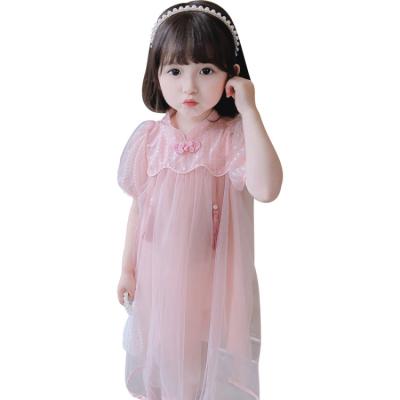 China 2021 New Girls Dress Breathable Lace Wedding Party Even Princess Children Flower Baby Dress for sale