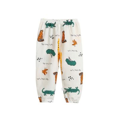 China Breathable Cartoon Printed Children's Pants Fashionable Mosquito Breathable Pants For Babies And Toddlers for sale