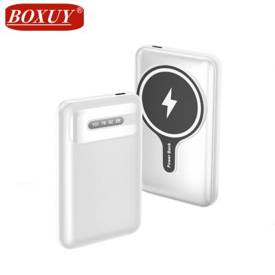 China Mini easy charging support fast carry magnetic powerbank 15W 10000mah portable wireless fast charging small size for iphone 12/13promax for sale