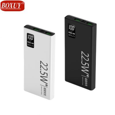 China 3 super hot fast charge QC3.0 PD22.5w 3 output two way fast input 22.5W dual output new model super fast charging power bank 10000 mAh double for sale