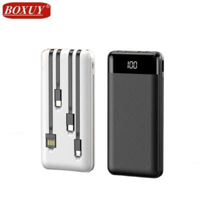 China Fast Charging Support Factory Wholesale Comes With OEM Slim Line Portable Logo Power Bank Custom External Battery 10000mAh for sale