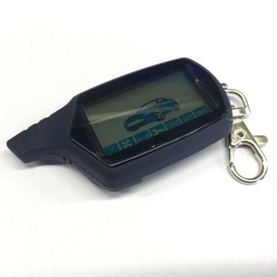 China Remote Control Shock Success A91 Key Chain Warning LCD Display For Russian Version Starline Vehicle Security 2 Way Car Alarm System for sale