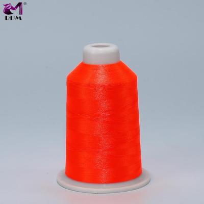 China High Temperature Resistant 5000yards 120D/2,100 Trilobal Polyester Embroidery Thread for sale