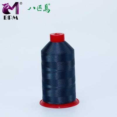 China High Tenacity Black Color 150D/3 High Tenacity Polyester Sewing Thread for sale