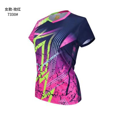 China Sports Running T-shirt Sports Casual Quick Dry Breathable Top Short Sleeve Thin And Supple Female for sale