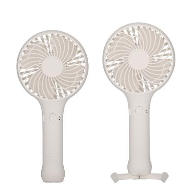 China Easy Carry Mini Portable Handheld 2022 And Desktop 2 In 1 Usb Fan With Battery for sale