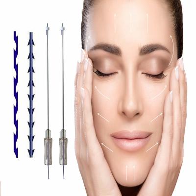 China High Quality Korea W 18g 100mm Pdo Whale Face Lift Blunt Teeth Filler Press Tooth Wire For Face Lifting for sale