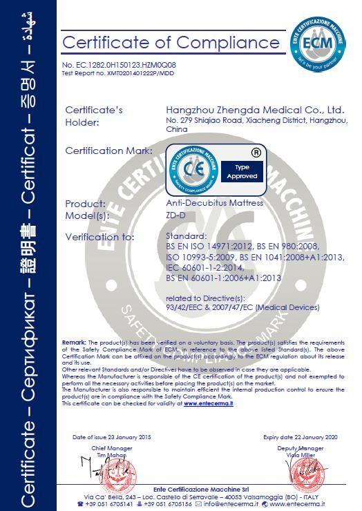 CE - Hangzhou Zhengda Medical Co., Ltd.