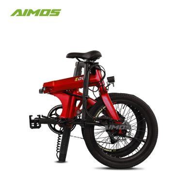 China Aluminum alloy 20 inch folding electric bike with hidden battery for sale