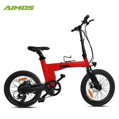 China Aluminum Alloy Easy Riding 20inch City Bike Electric Folding Foldable Ebicycle With 36V 250W 10AH For Wholesale for sale