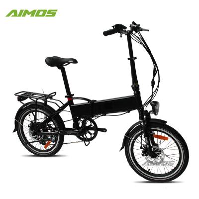 China Aluminum Alloy 20inch Easy Ride Folding Bike Foldable Electric Ebike Ebike with Hub Drive and Rear Li-ion Battery for sale